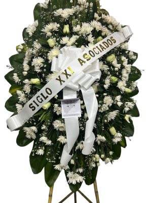 Corona Funebre Crisantemos