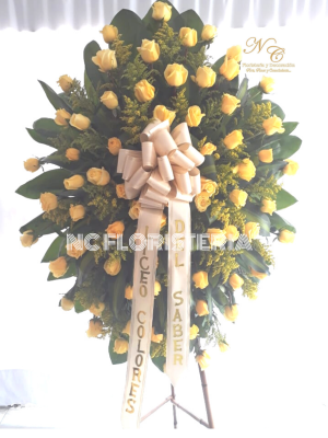 fúnebre en Cali rosas amarillas