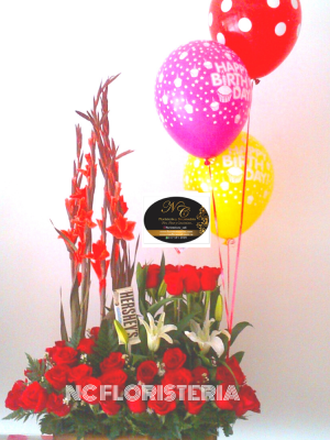ARREGLOS DE FLORES PARA  CUMPLEAÑOS