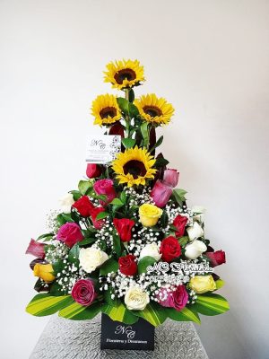 Cumpleaños Rosas Colores