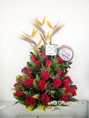 Tradicional rosas rojas