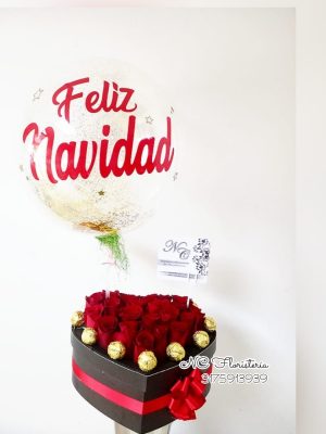 Rosa rojas navideño