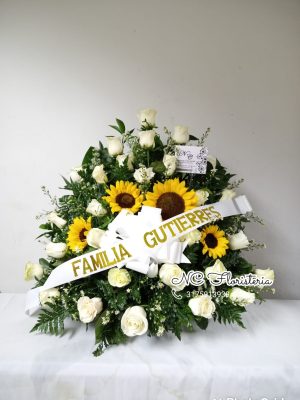 Abanico Rosas y Girasoles