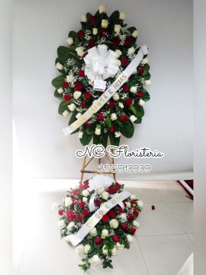 Corona fúnebre especial combo 2