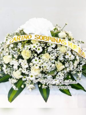 cubre caja en margaritas