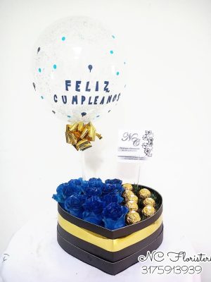 rosas azules en Cali