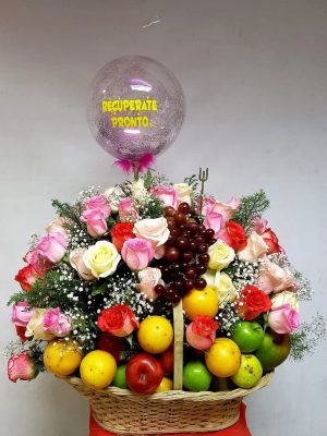 Rosas en Colores y Frutas-flores y frutas en Cali