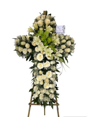 Corona Fúnebre en Cruz